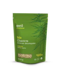 Graines de chanvre décortiquées biologiques