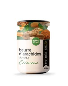 beurre d'arachides crémeux biologique