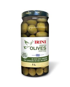 Olives vertes en saumure de sel de mer