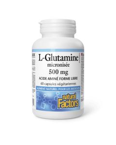 L-Glutamine micronisée 500 mg acides aminés forme libre - Muscles