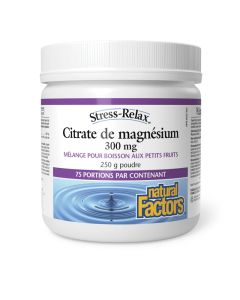 Citrate de magnésium 300 mg saveur petits fruits Stress Relax - Nervosité
