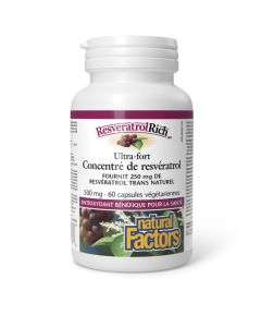 ResveratrolRich Ultra-fort Concentré de resvératrol 500 mg - Antioxydant