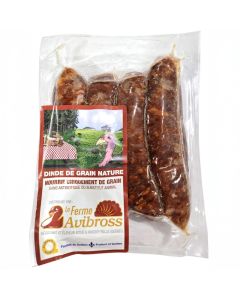 Dinde - Saucisses merguez congelées  