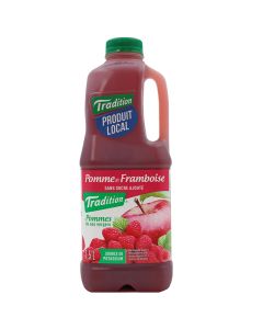 Jus frais - Pomme et framboise sans sucré ajouté