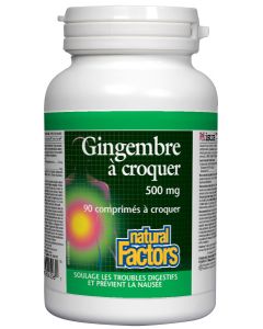Gingembre à croquer 500 mg - Troubles de la digestion et nausées
