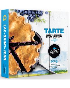 Surgelée  - Tarte aux bleuets sauvages du Lac St-Jean