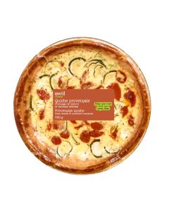 Provençale Quiche - Goat cheese and sundried tomatoes
