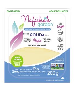 Fauxmage Style gouda fumé en tranches
