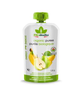 Organic puree - Pears and bananas