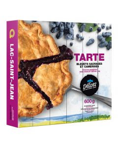 Surgelée -Tarte aux bleuets sauvages et camerises