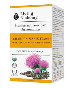 Chardon-marie fermenté biologique 100 mg - Revitalise et renforce le foie