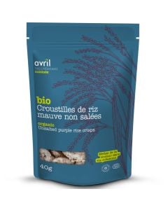 Organic Unsalted Purple Rice Crisps