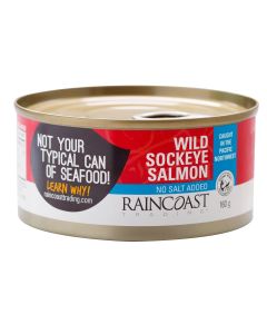 Saumon Rouge (sockeye) sauvage en conserve sans sel ajouté