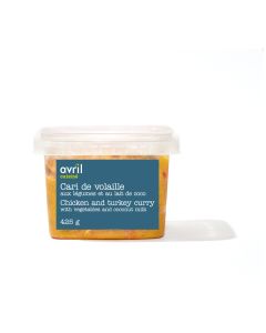 Cari de volaille - Légumes et lait de coco