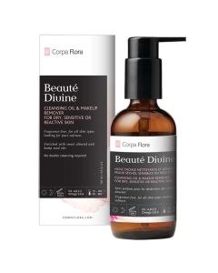 Beauté Divine - Huile faciale nettoyante peaux sèches, sensibles ou réactives