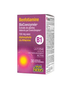 BioCoenzymated Benfotiamine B1150mg - Energy