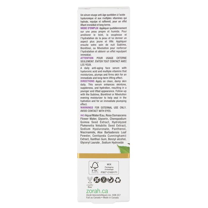 Facial Care Concentrate - 3-plex Hyaluronic Acid Vitamin B5 and B3