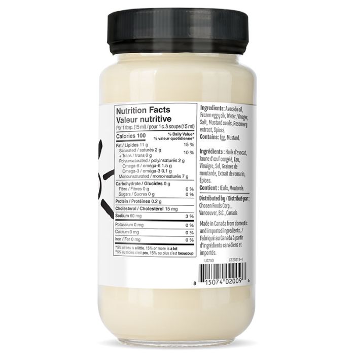 Organic Avocado Oil Classic Mayonnaise