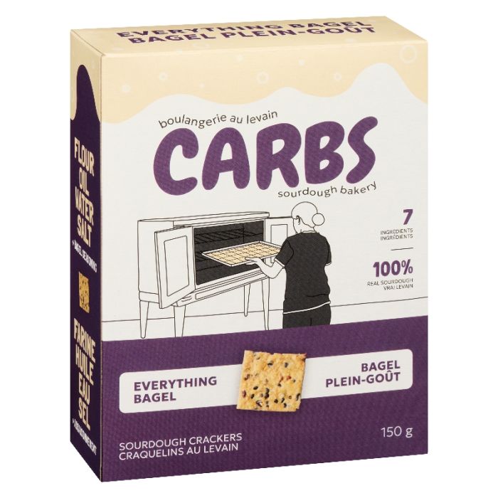 Vegan Sourdough Crackers Everythings Seed Bagel