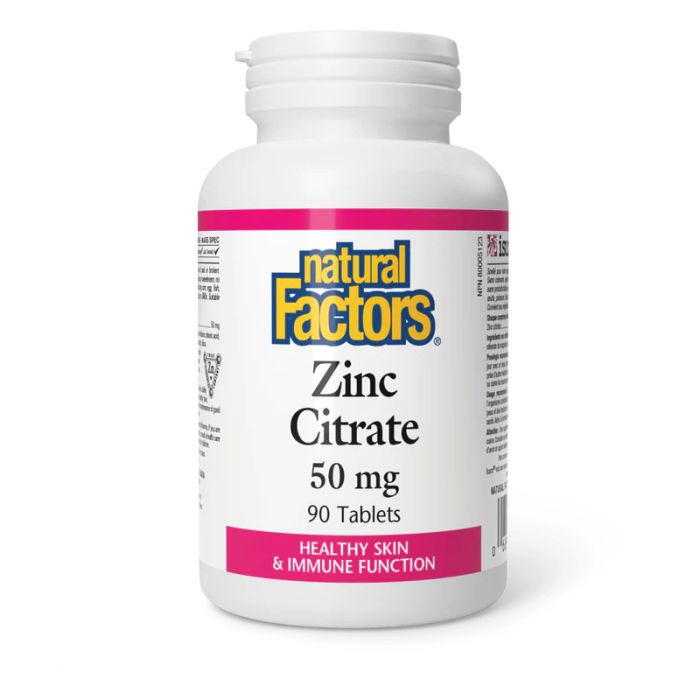 Zinc Citrate 50 mg - Skin Health and Immune System