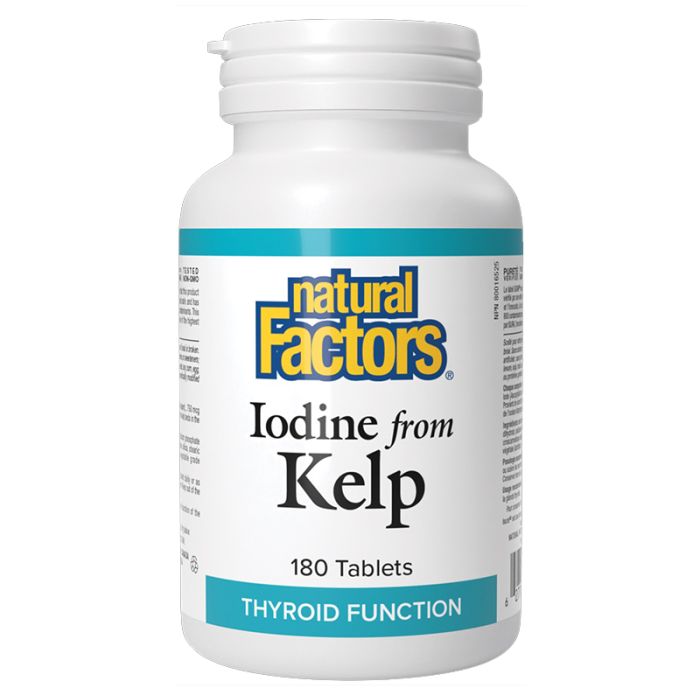 Iodine form Kelp 750 mcg – Thyroid Function