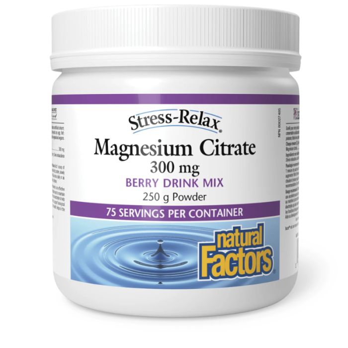 Citrate de magnésium 300 mg saveur petits fruits Stress Relax - Nervosité