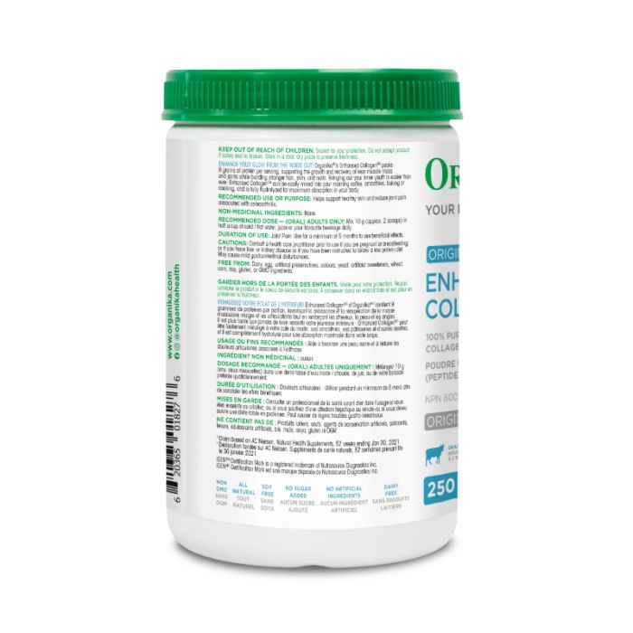 Poudre de collagène bovin hydrolysé sans saveur - Peau et articulations