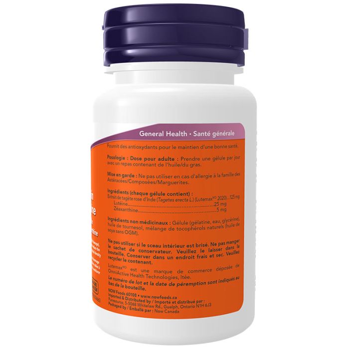 Lutein 25 mg and Zeaxanthin 5 mg - Eye Health