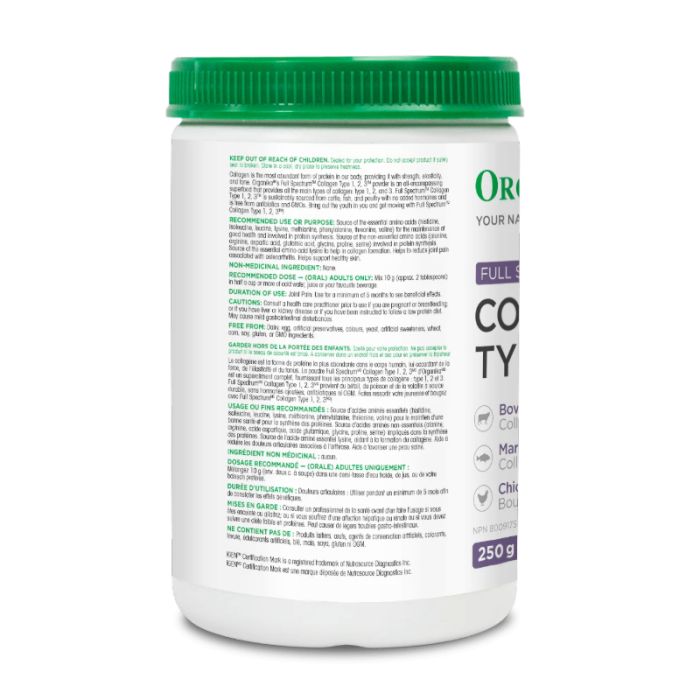Bone Broth Flavoured Type 1, 2 and 3 Full-spectrum Collagen - Skin and Joints