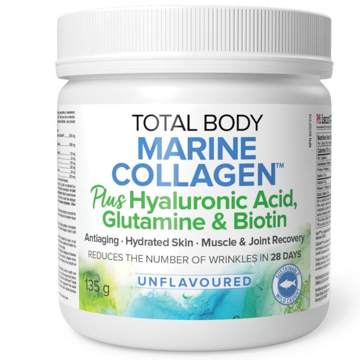Collagène marin corps entier - Avec acide hyaluronique, glutamine et biotine