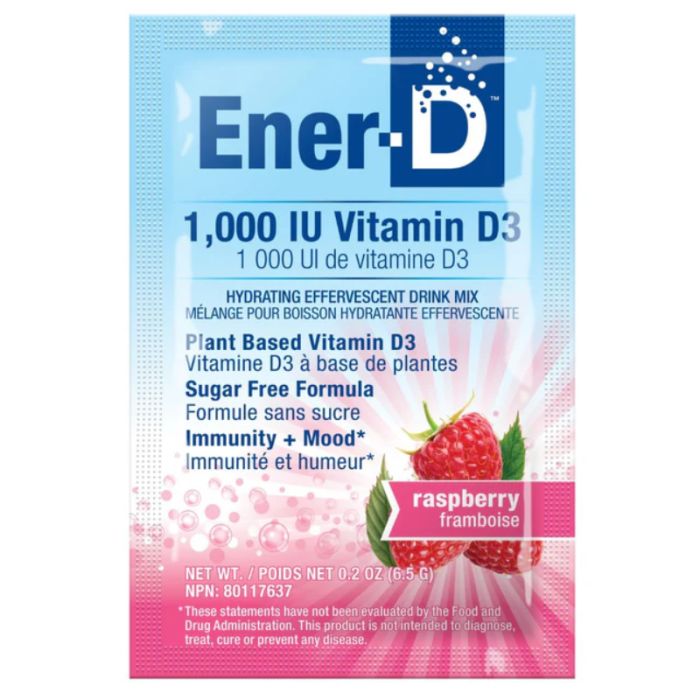 Sugar-free Raspberry Flavour Vitamin D3 1000 IU