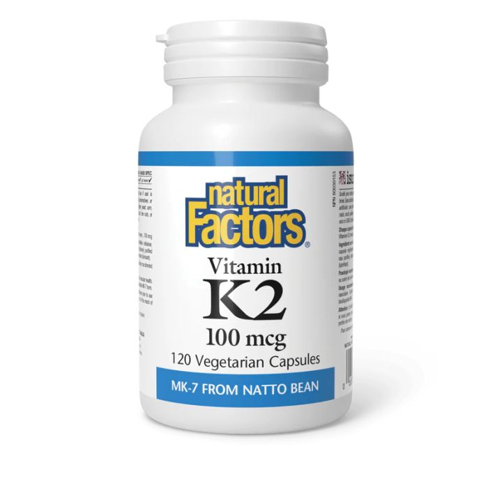 Vitamin K2 100 mcg - MK-7 from Natto Bean - Bone Health