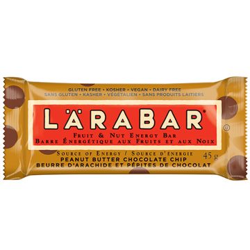Barre énergétique sans gluten - Beurre d'arachide et pépites de chocolat