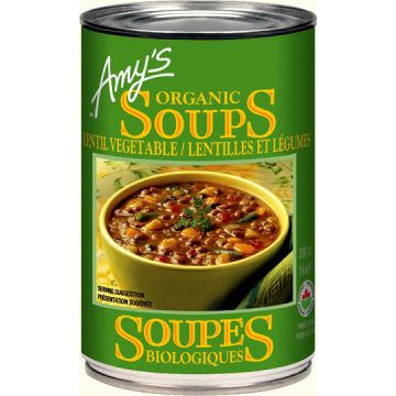 Soupe biologique  Lentilles et légumes