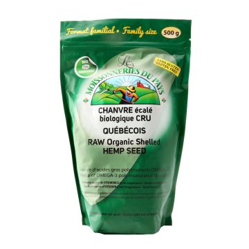 Organic Gluten-free Raw Shelled Hemp Seed