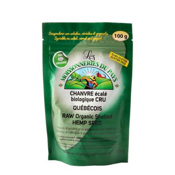 Organic Gluten-free Raw Shelled Hemp Seed