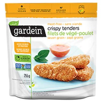 Frozen Vegetarian Chicken Cryspy Tenders Seven Grain