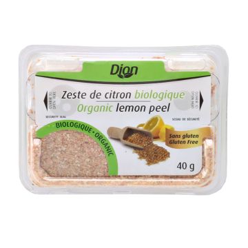 Zeste de citron biologique sans gluten