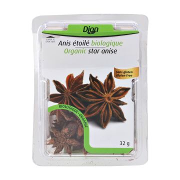 Anis étoilé biologique sans gluten