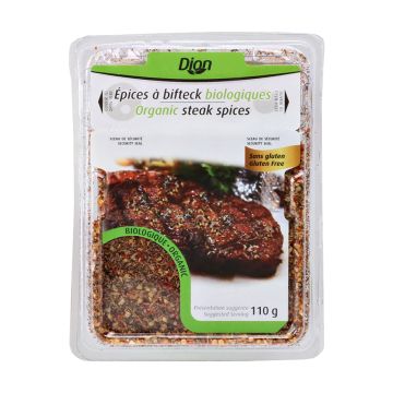 Épices à bifteck biologiques sans gluten