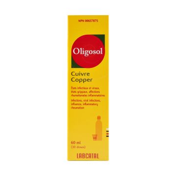 Solution buvable à base de cuivre Oligosol