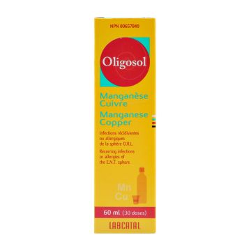 Solution buvable à base de manganèse cuivre Oligosol