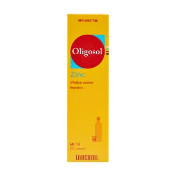 Solution buvable à base de zinc Oligosol
