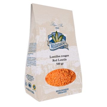 Lentilles rouges biologiques