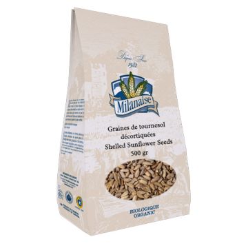 Graines de tournesol décortiquées biologiques