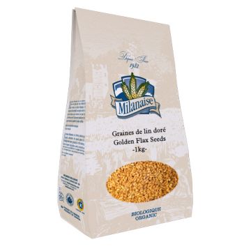 Graines de lin doré biologiques