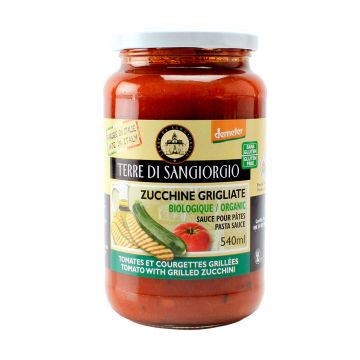 Sauce tomate biologique - Courgettes grillées