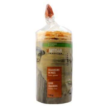 Craquelins biologiques - Maïs sans gluten