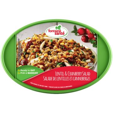 Salads - Cranberry lentils