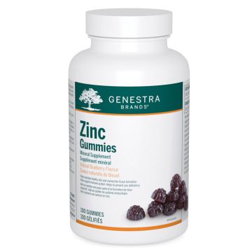 Blueberry Flavour Zinc Gummies 12 mg - Immune System